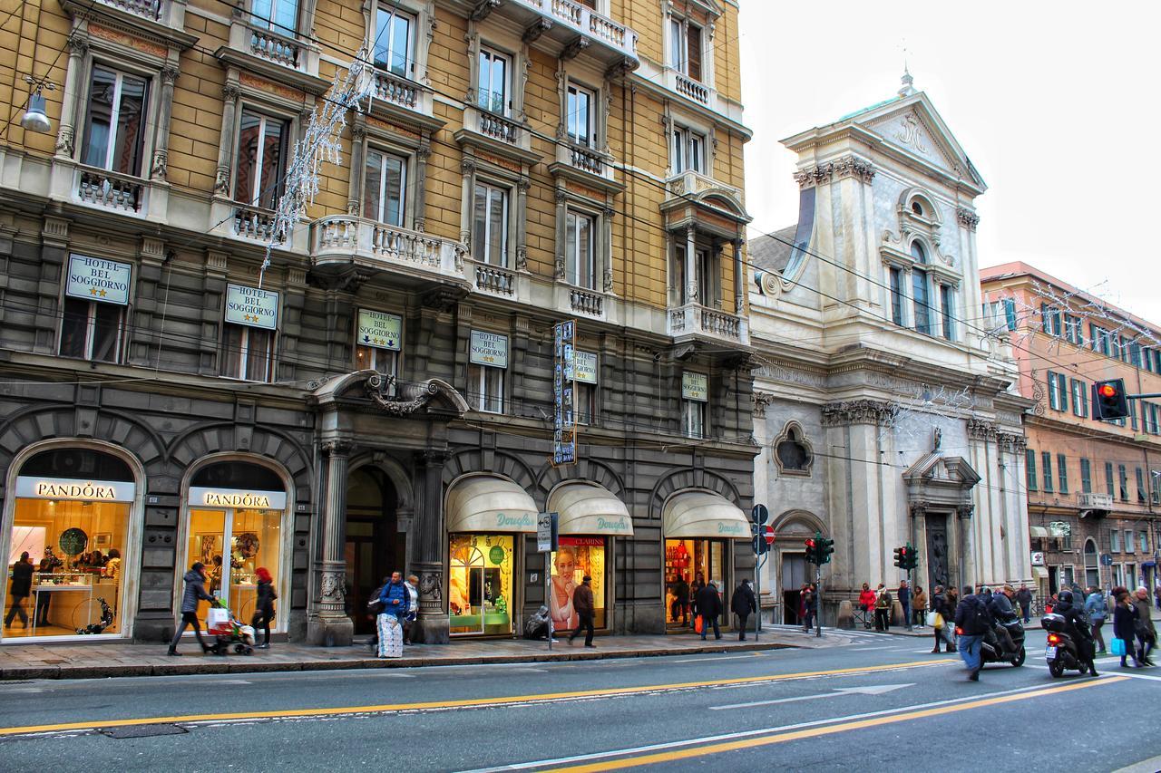 Hotel Bel Soggiorno Genoa Bagian luar foto